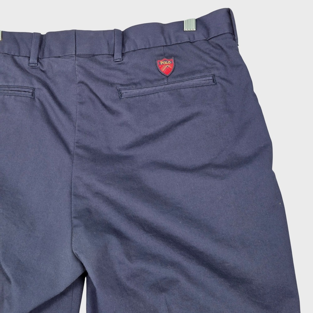 Polo Ralph Lauren Men 33 x 28.5 Golf Classic Fit Pants Navy Blue Trousers Twill